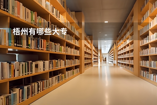 梧州有哪些大专