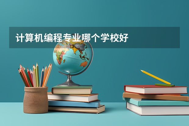 计算机编程专业哪个学校好