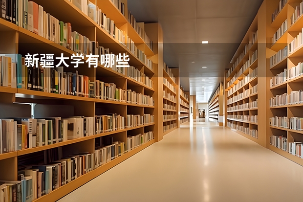 新疆大学有哪些