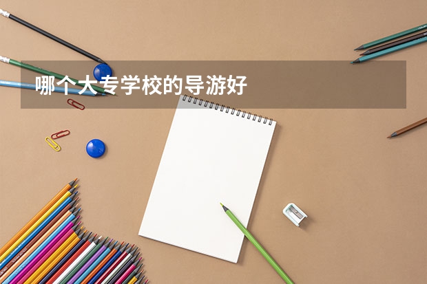 哪个大专学校的导游好