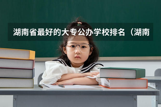湖南省最好的大专公办学校排名（湖南大专院校排名）