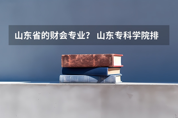 山东省的财会专业？ 山东专科学院排名公办