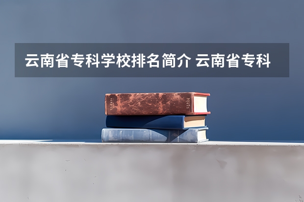 云南省专科学校排名简介 云南省专科学校排名