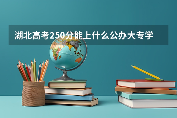 湖北高考250分能上什么公办大专学校