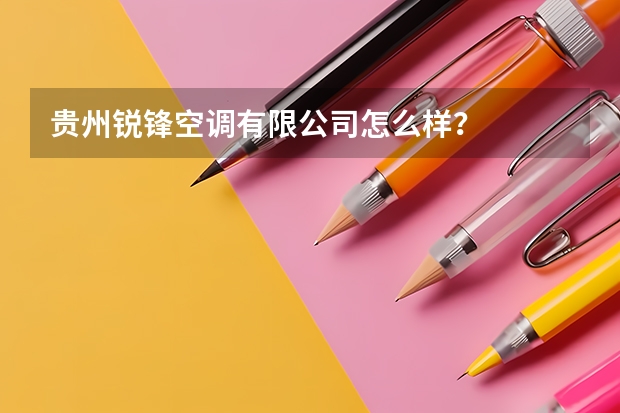 贵州锐锋空调有限公司怎么样？