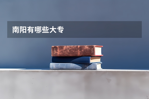 南阳有哪些大专