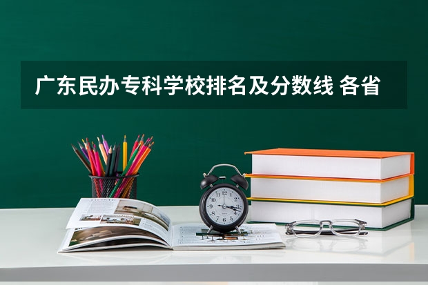 广东民办专科学校排名及分数线 各省专科学校排名及分数线