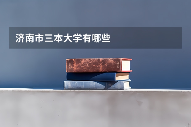 济南市三本大学有哪些
