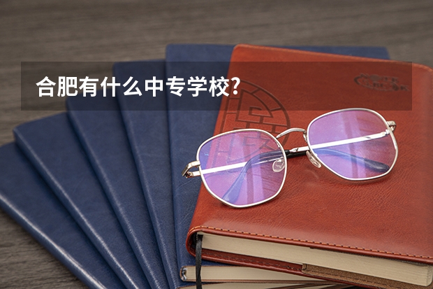 合肥有什么中专学校?