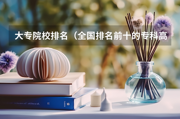 大专院校排名（全国排名前十的专科高职院校）