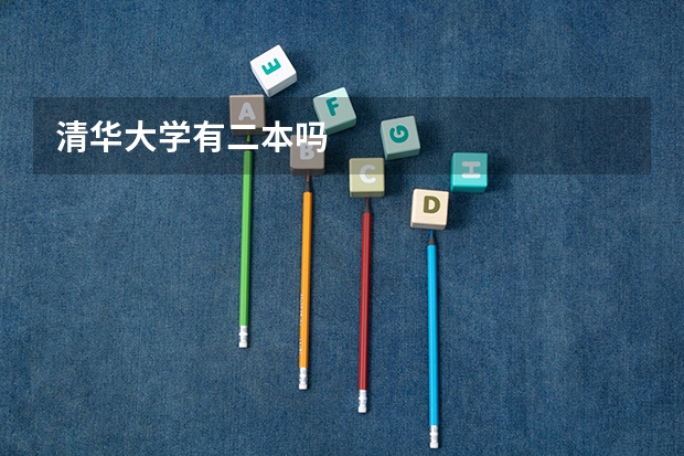 清华大学有二本吗