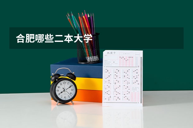 合肥哪些二本大学
