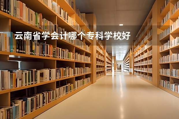 云南省学会计哪个专科学校好