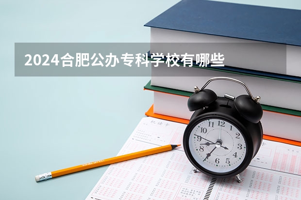 2024合肥公办专科学校有哪些