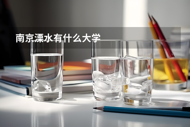 南京溧水有什么大学