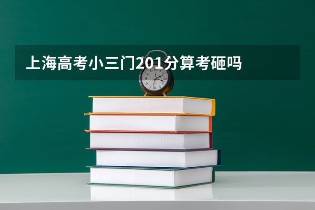上海高考小三门201分算考砸吗